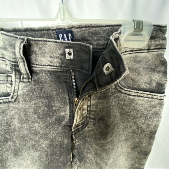 Gap Denim Jeans Boys Medium Size 8 Grey Wash Stretch Skinny Slim Fit Regular - Picture 5 of 12
